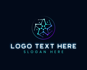 Link - Star Digital Tech logo design