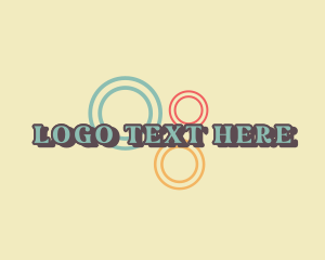 Circle - Hipster Circle Wordmark logo design