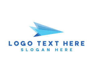 Aviation - Plane Aviation Logistics logo design