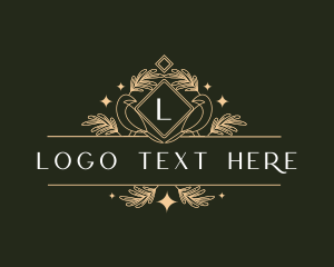 Venue - Luxury Bird Banner logo design