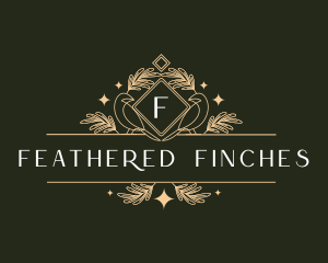 Luxury Premium Finch Banner logo design