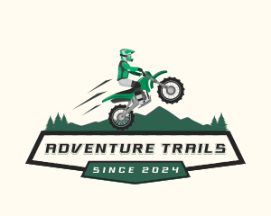 Dirt Bike Race logo design