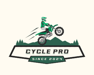 Dirt Bike Race logo design