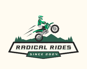 Dirt Bike Race logo design