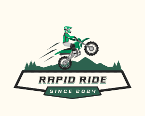 Dirt Bike Race logo design