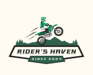 Dirt Bike Race logo design