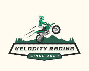 Dirt Bike Race logo design