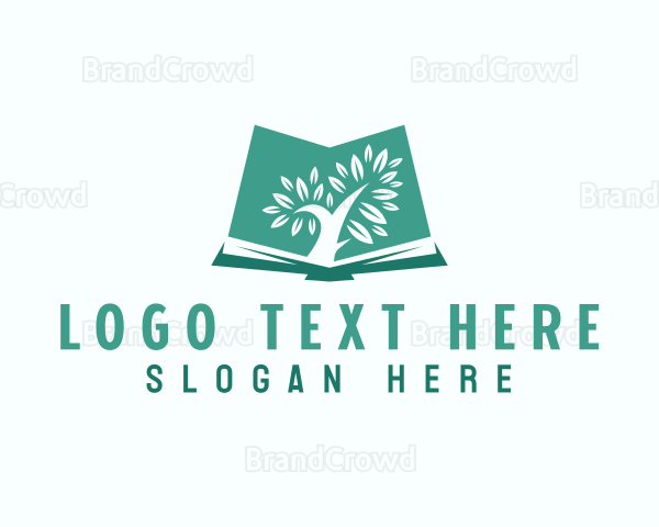 Learning Book Tree Logo