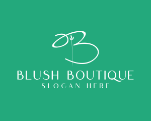 Modern Florist Boutique logo design