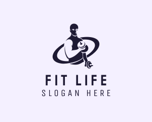 Hypertrophy Fitness Coach logo design