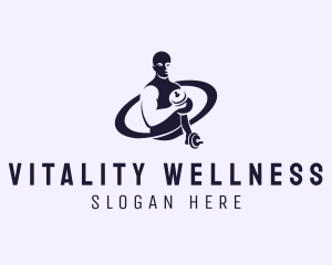 Healthy Lifestyle - Hypertrophy Fitness Coach logo design