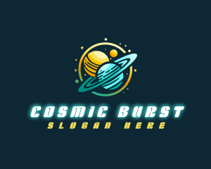 Cosmic Space Planets logo design