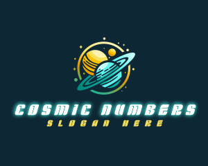 Cosmic Space Planets logo design