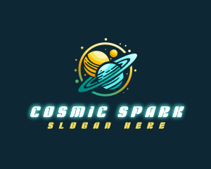 Cosmic Space Planets logo design