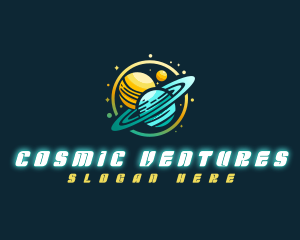 Planetary - Cosmic Space Planets logo design