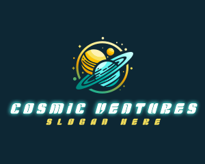 Cosmic Space Planets logo design