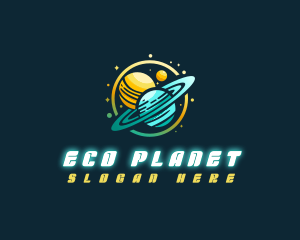 Cosmic Space Planets logo design