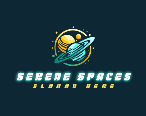 Cosmic Space Planets logo design