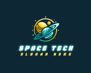 Cosmic Space Planets logo design