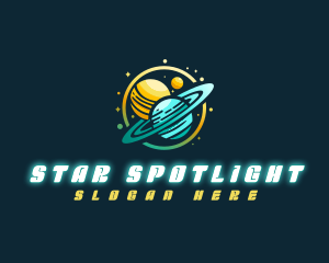 Cosmic Space Planets logo design