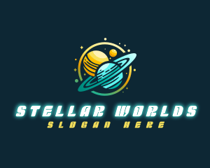 Planets - Cosmic Space Planets logo design