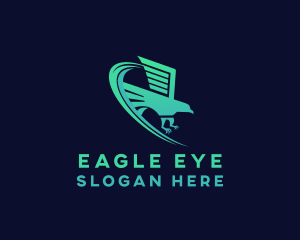 Eagle Wings Flight logo design