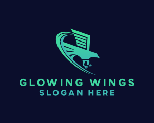 Eagle Wings Flight logo design