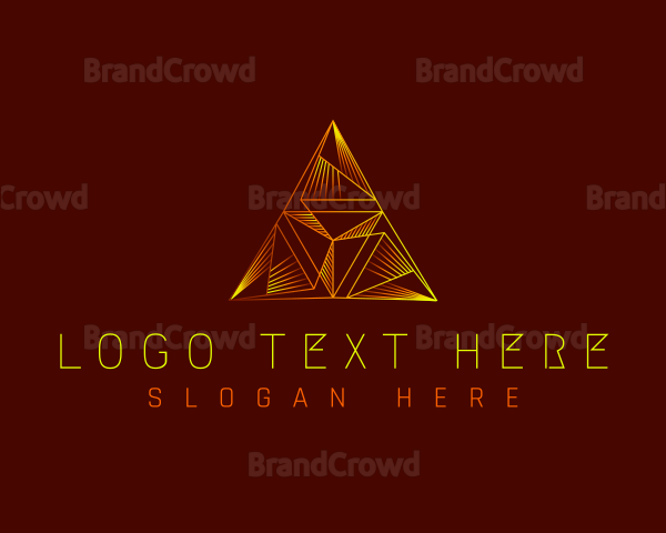 Pyramid Abstract Triangle Logo