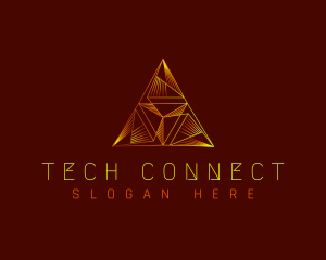 Pyramid Abstract Triangle Logo