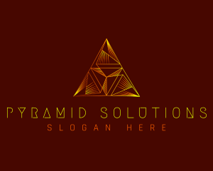 Pyramid - Pyramid Abstract Triangle logo design