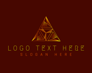 Abstract - Pyramid Abstract Triangle logo design