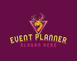Cartoon - Stag Deer Gaming logo design