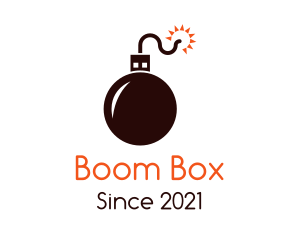 Explosion - Tech Bomb USB logo design