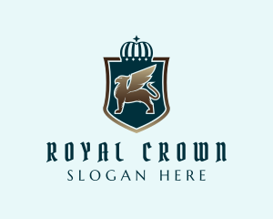 Royal Griffin Crown  logo design