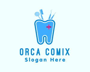 Tooth - Medical Tooth Tools logo design