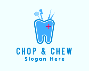 Healthcare - Medical Tooth Tools logo design