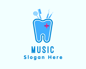 Dental - Medical Tooth Tools logo design