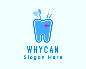 Cosmetic Dentistry - Medical Tooth Tools logo design