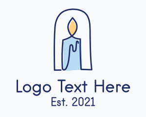 Relaxing - Scented Candle Wax logo design