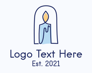 Wax - Scented Candle Wax logo design