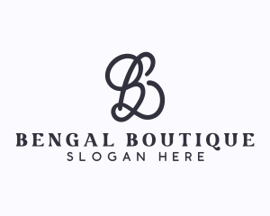 Beauty Styling Boutique Letter B logo design