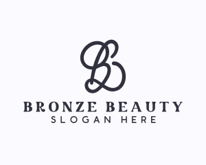 Beauty Styling Boutique Letter B logo design