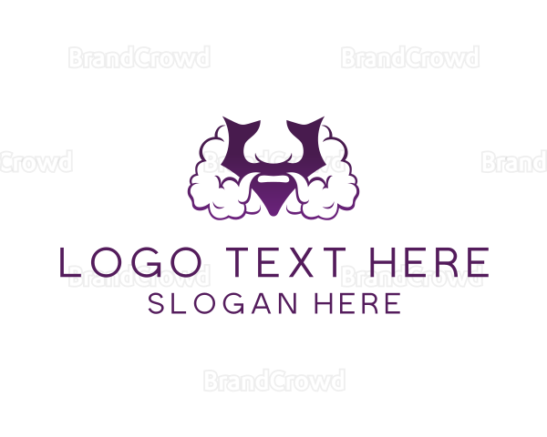 Violet Bearded V Logo