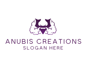 Violet Bearded V  logo design