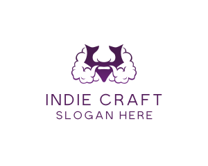 Indie - Violet Bearded V logo design