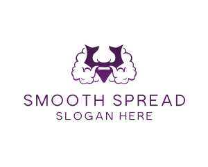 Violet Bearded V  logo design