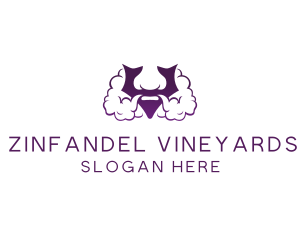 Violet Bearded V  logo design