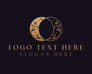 Bloom - Elegant Jewelry Moon Boutique logo design