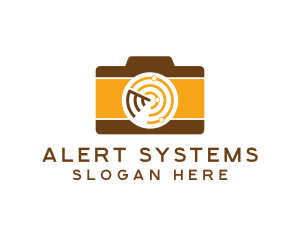 Detection - Radar Camera Shutter logo design