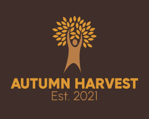 Autumn Leaves Wellness  logo design